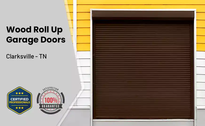 Wood Roll Up Garage Doors Clarksville - TN